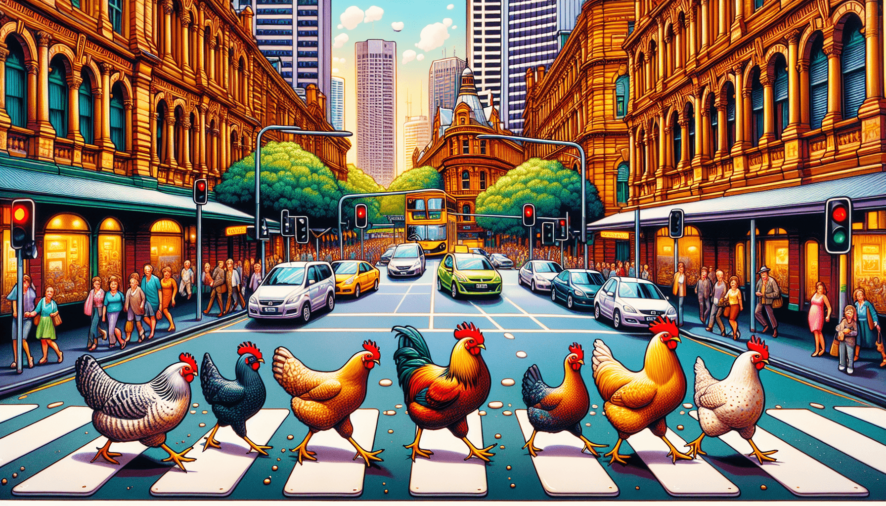 Sydney Road Scene